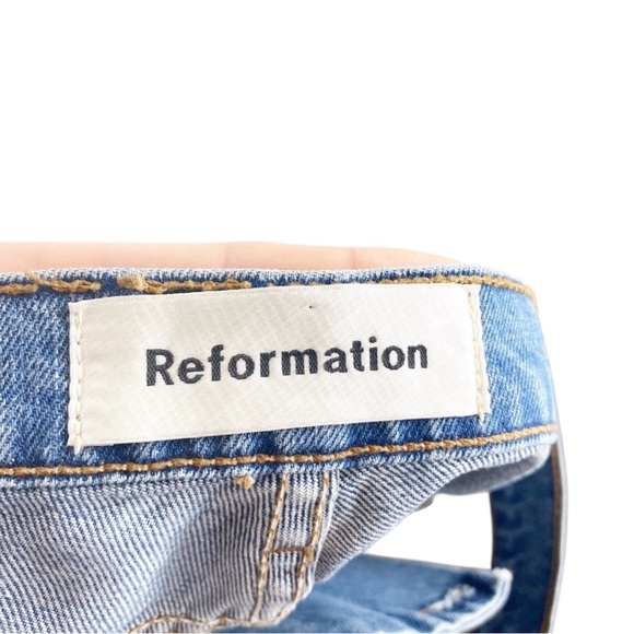 Reformation Blue Women's Jeans - Picture 6 of 7